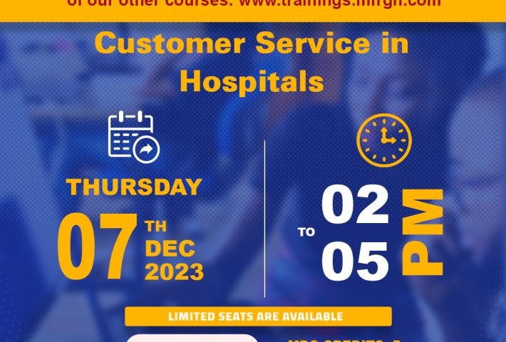 Customer Service in Hospitals (5 MDC Points, Category 3)